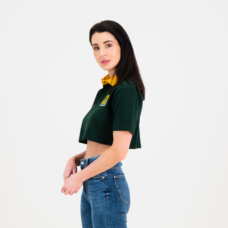SA Supporters Old WC LS Rugby Jersey-OS Green