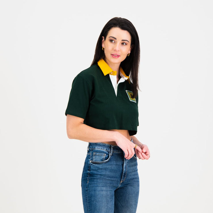 SA Supporters Old WC LS Rugby Jersey-OS Green