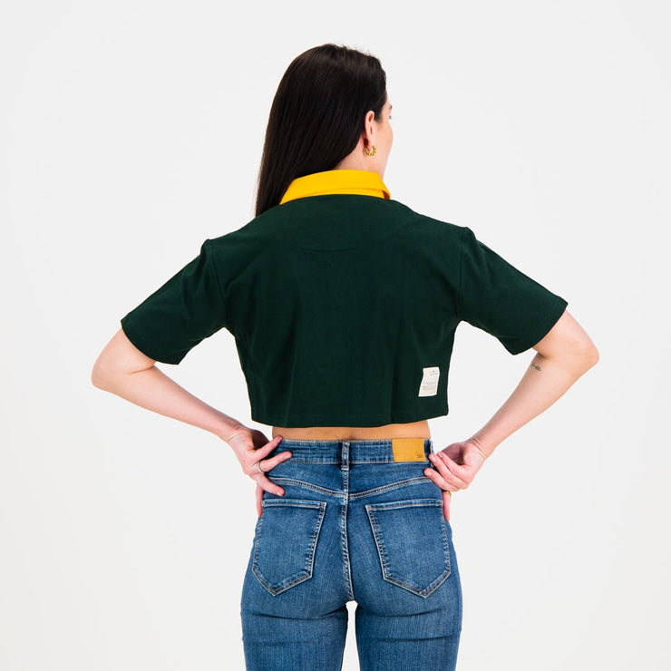 SA Supporters Old WC LS Rugby Jersey-OS Green
