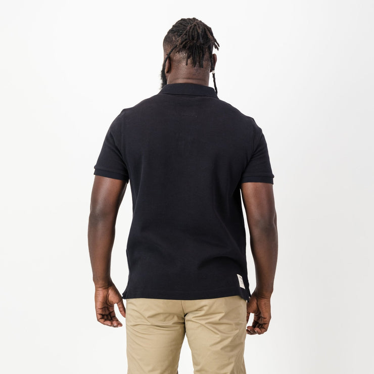 Springboks Nat Badge SS Polo-Black