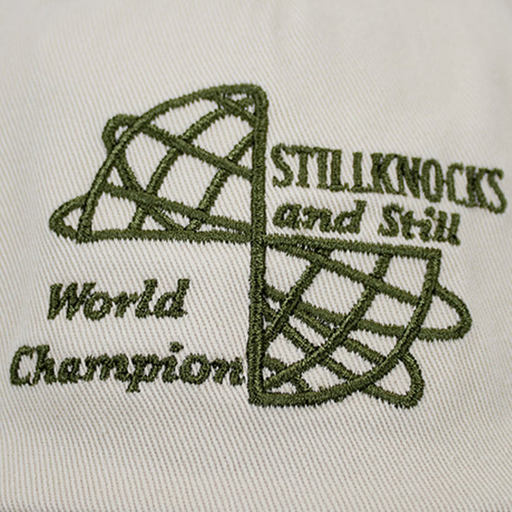 Stillknocks World Champ Two Tone Dad Cap-Ivory